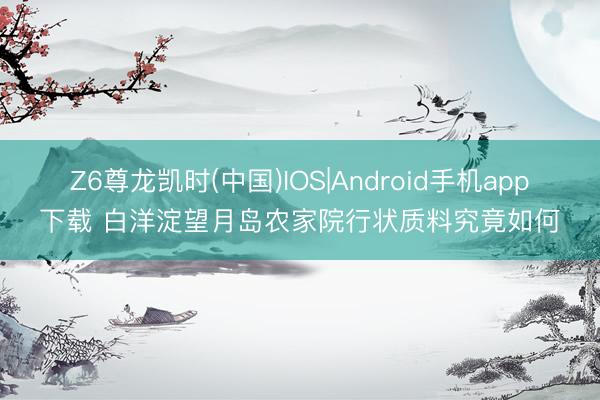 Z6尊龙凯时(中国)IOS|Android手机app下载 白洋淀望月岛农家院行状质料究竟如何