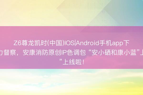 Z6尊龙凯时(中国)IOS|Android手机app下载 萌力督察，安康消防原创IP色调包 “安小硒和康小蓝”上线啦！