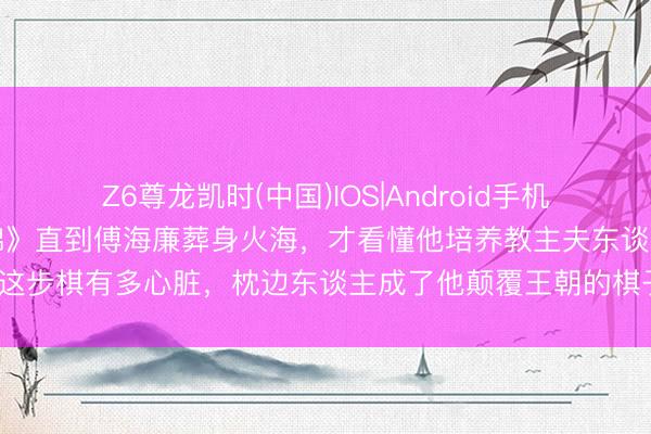 Z6尊龙凯时(中国)IOS|Android手机app下载 《良陈好意思锦》直到傅海廉葬身火海，才看懂他培养教主夫东谈主这步棋有多心脏，枕边东谈主成了他颠覆王朝的棋子，这般狠辣布局你想不到吧？