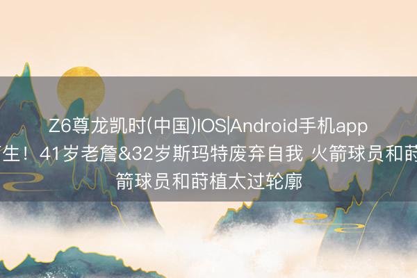 Z6尊龙凯时(中国)IOS|Android手机app下载 为此而生！41岁老詹&32岁斯玛特废弃自我 火箭球员和莳植太过轮廓
