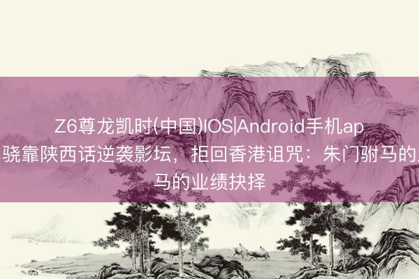 Z6尊龙凯时(中国)IOS|Android手机app下载 窦骁靠陕西话逆袭影坛，拒回香港诅咒：朱门驸马的业绩抉择