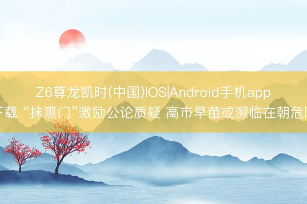 Z6尊龙凯时(中国)IOS|Android手机app下载 “抹黑门”激励公论质疑 高市早苗或濒临在朝危险