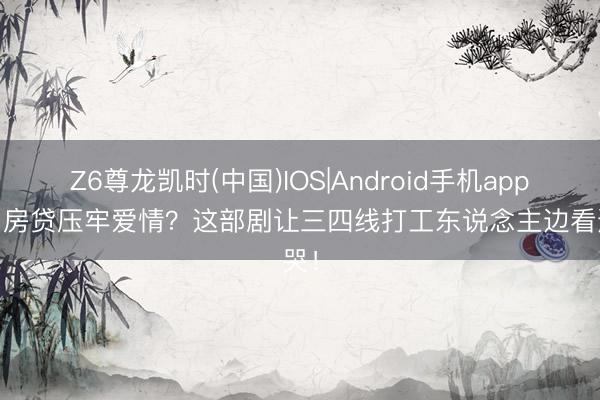 Z6尊龙凯时(中国)IOS|Android手机app下载 房贷压牢爱情？这部剧让三四线打工东说念主边看边哭！