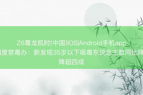 Z6尊龙凯时(中国)IOS|Android手机app下载 国度禁毒办:新发现35岁以下吸毒东说念主数同比降超四成